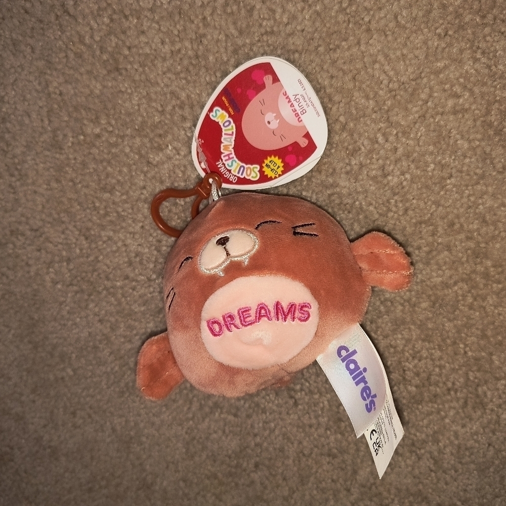 Claire's Brown Dreams Plush Toy squishmallow bindy walrus